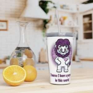 Selenite Tumbler w/ Straw