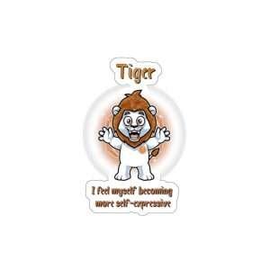 Tiger Die-Cut Sticker