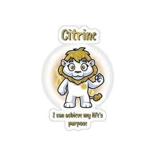 Citrine Die-Cut Sticker