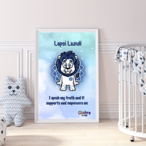 Chakra Pride Lapsi Lazuli Poster