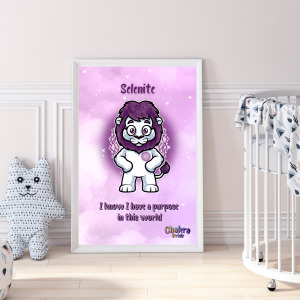 Chakra Pride Selenite Poster